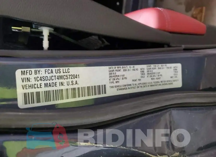 1C4SDJCT4MC572041 Photo# 14