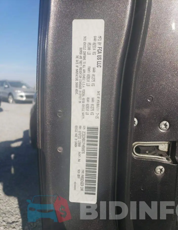 2C3CDXBG1FH890876 Photo# 12