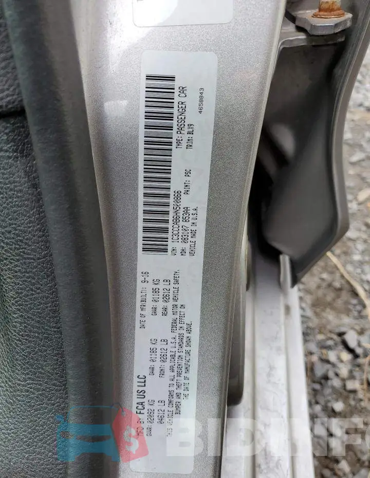 1C3CCCAB6HN500866 Photo# 12