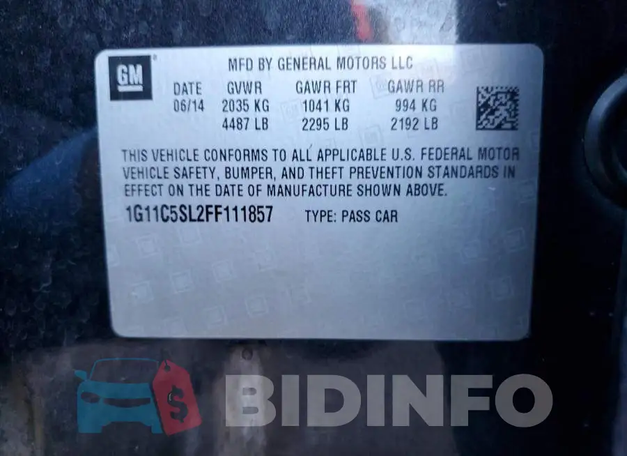 1G11C5SL2FF111857 Photo# 12