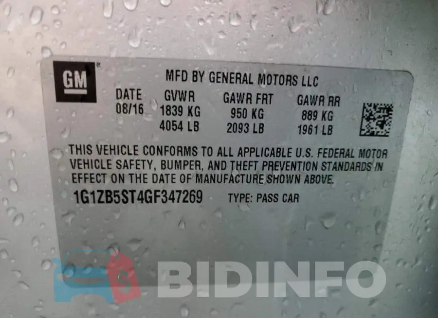 1G1ZB5ST4GF347269 Photo# 12