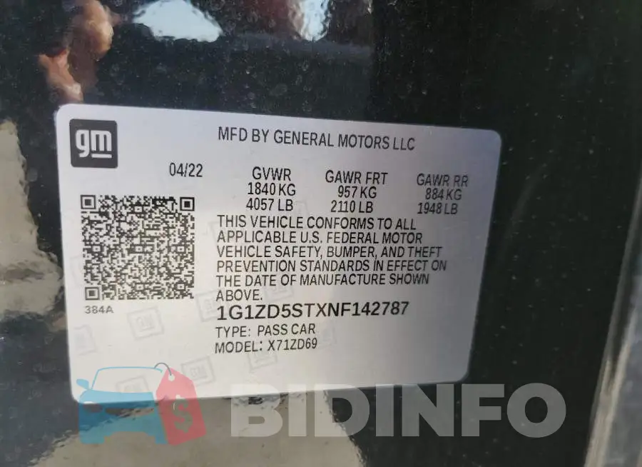 1G1ZD5STXNF142787 Photo# 12