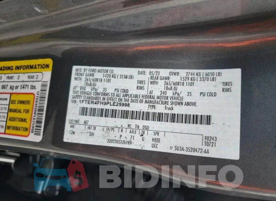 1FTER4FH9PLE25998 Photo# 12