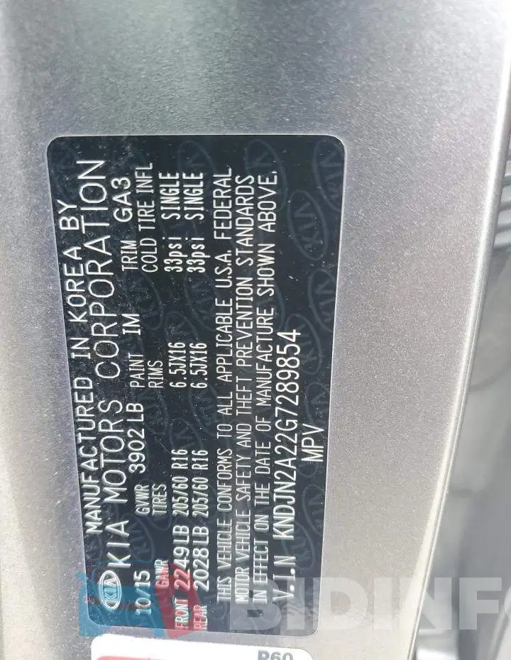 KNDJN2A22G7289854 Photo# 12