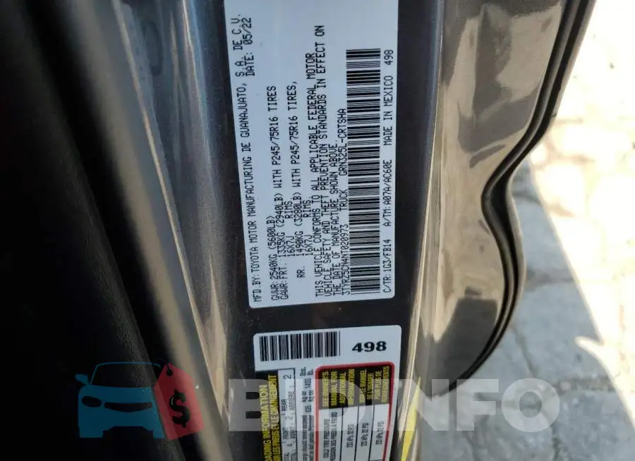 3TYRZ5CN4NT020973 Photo# 12