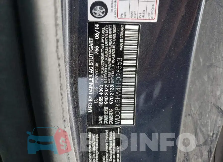 WDDPK5HA4FF096553 Photo# 12