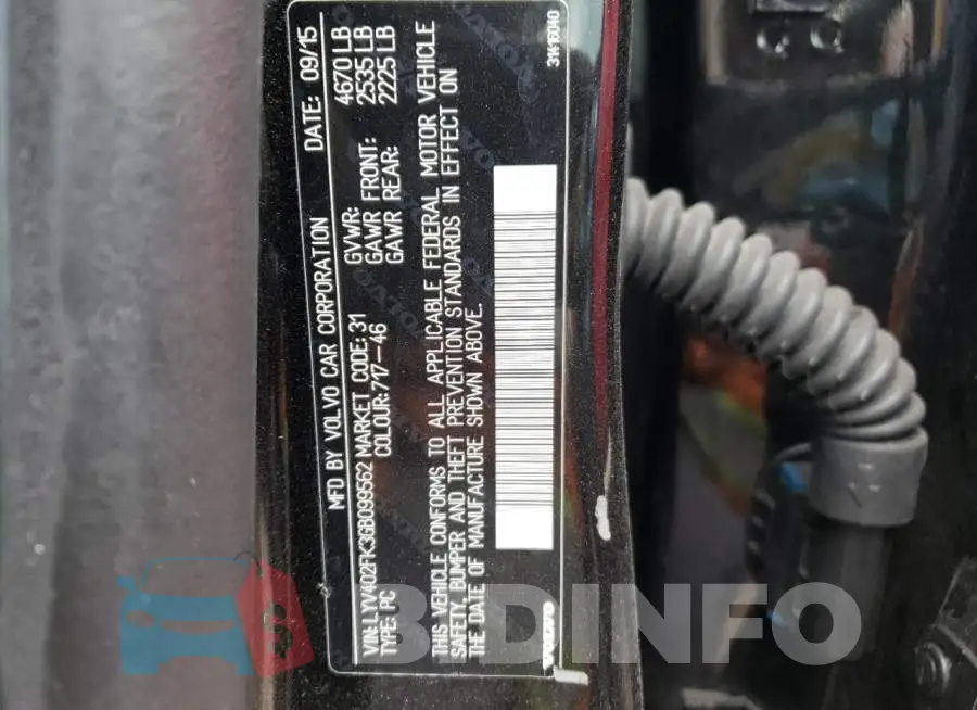 LYV402FK3GB099562 Photo# 13