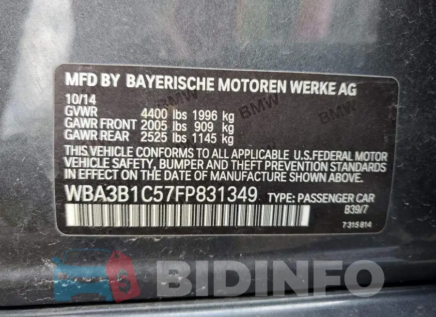 WBA3B1C57FP831349 Photo# 13