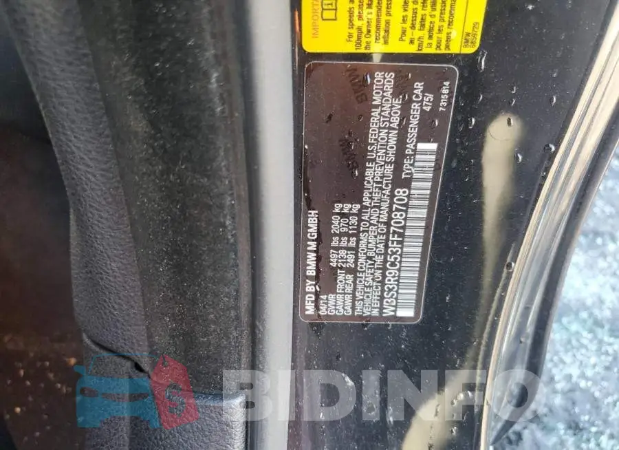 WBS3R9C53FF708708 Photo# 13