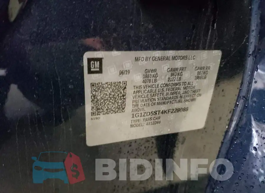 1G1ZD5ST4KF228088 Photo# 12