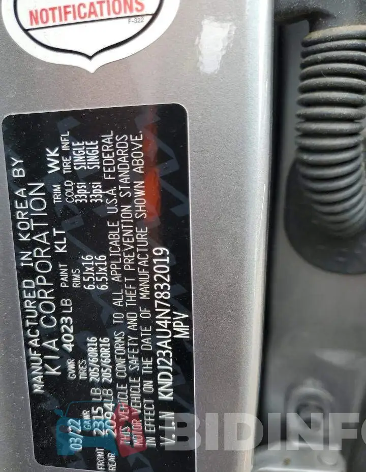 KNDJ23AU4N7832019 Photo# 13