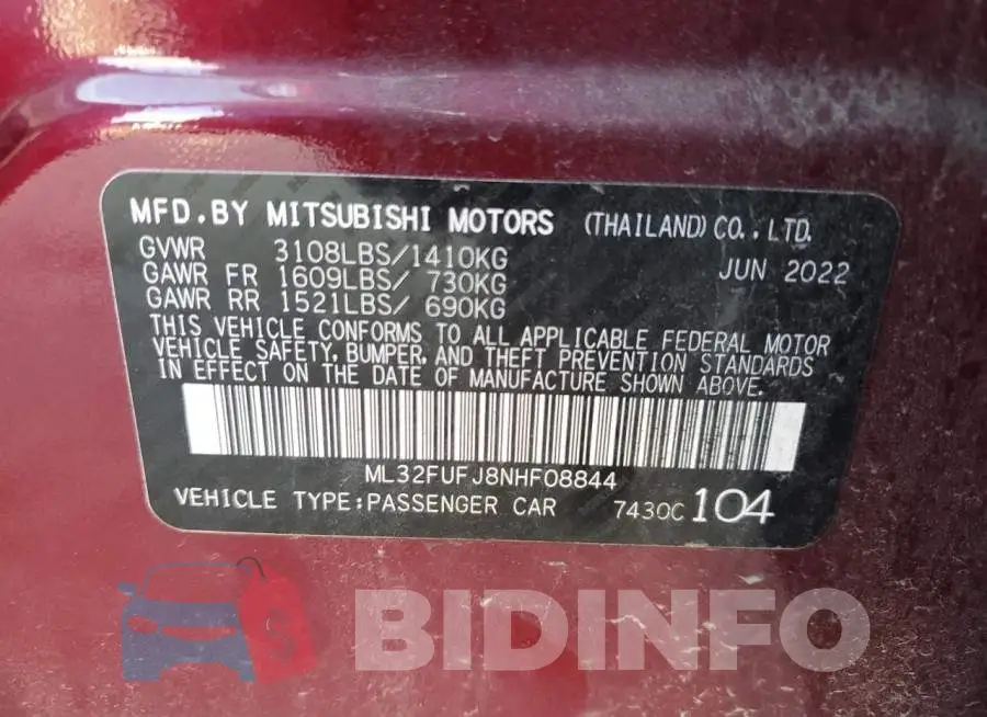 ML32FUFJ8NHF08844 Photo# 12