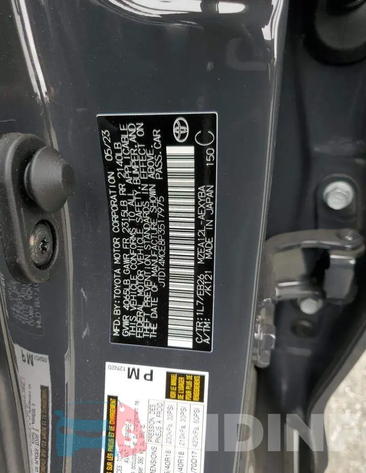 JTDT4MCE8P3517975 Photo# 12