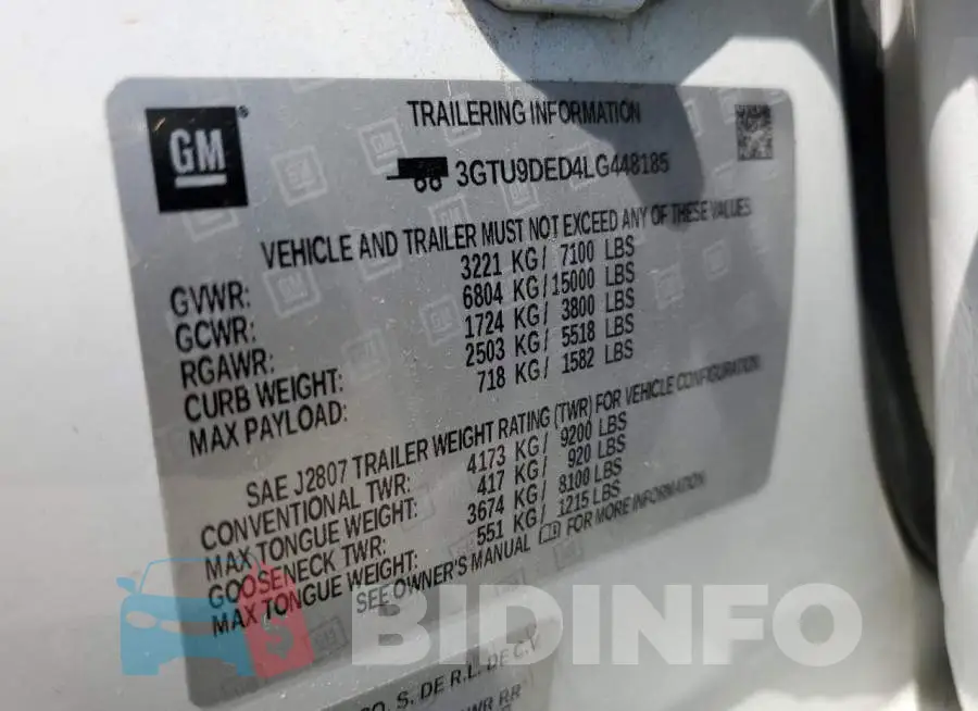 3GTU9DED4LG448185 Photo# 12