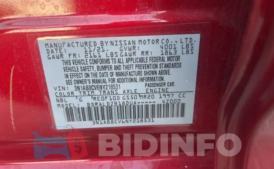3N1AB8CV6NY218531 Photo# 10