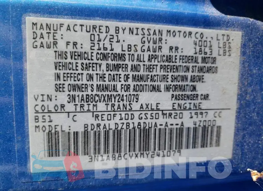 3N1AB8CVXMY241079 Photo# 12