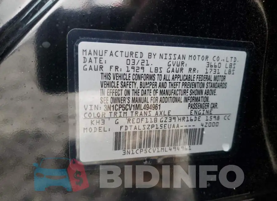 3N1CP5CV1ML494961 Photo# 12