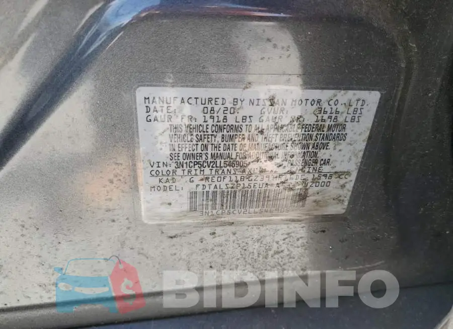 3N1CP5CV2LL546905 Photo# 12