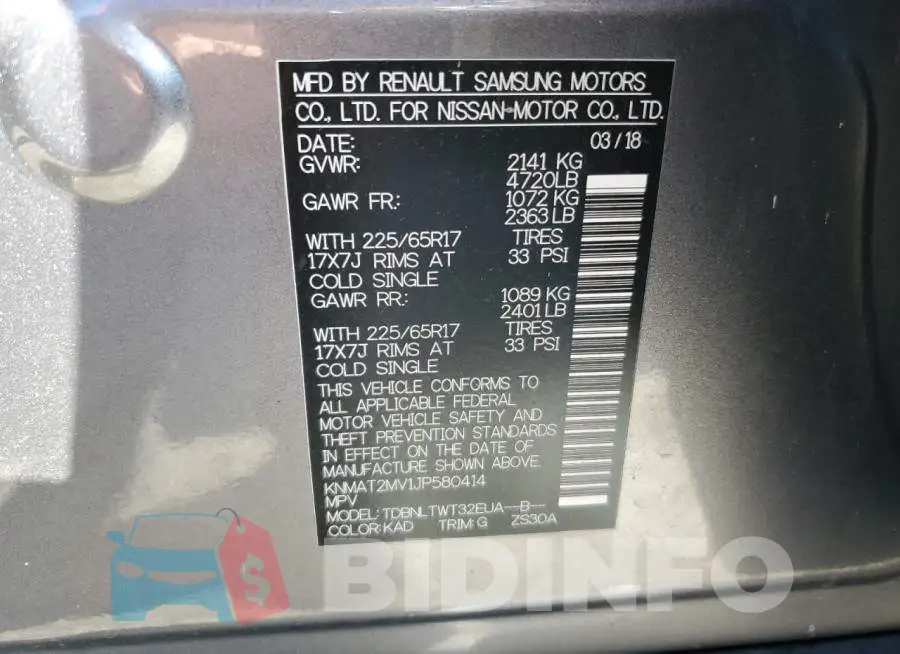 KNMAT2MV1JP580414 Photo# 12