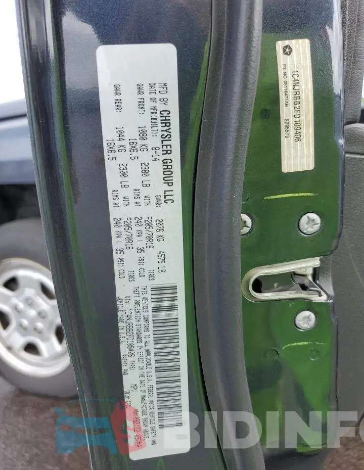 1C4NJRBB2FD109406 Photo# 13