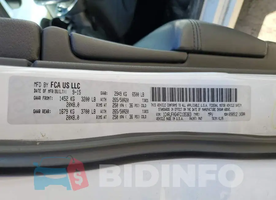 1C4RJFAG4FC135363 Photo# 12