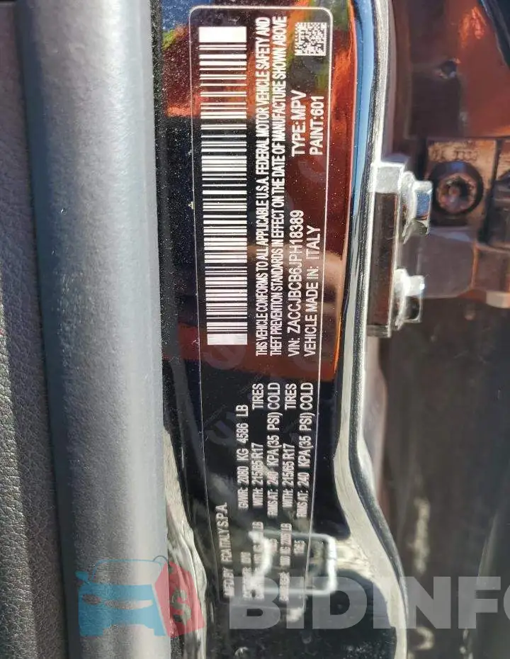 ZACCJBCB6JPH18389 Photo# 12