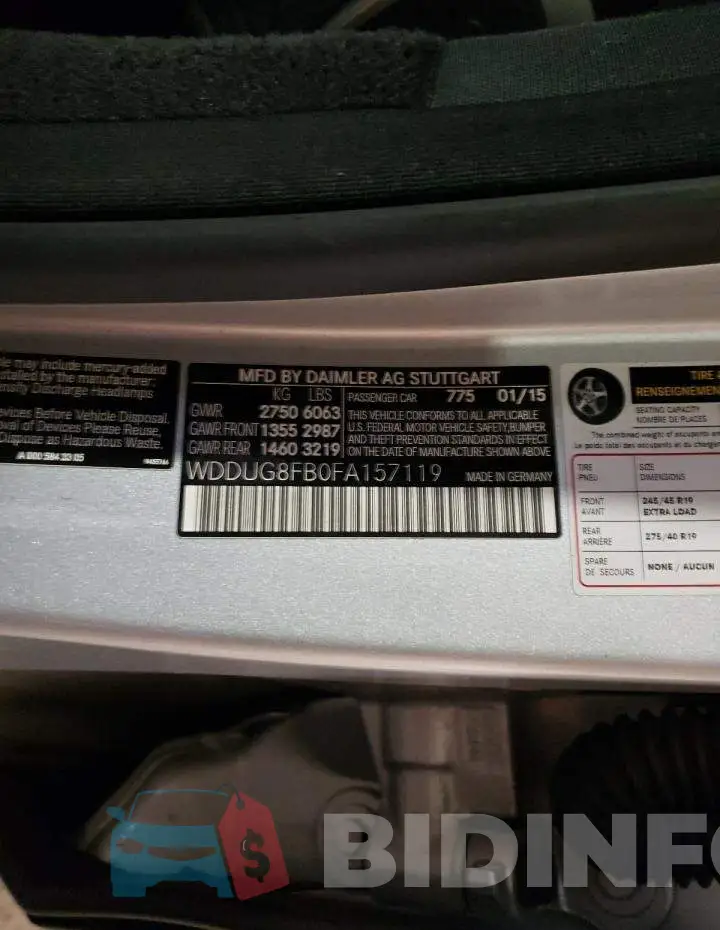WDDUG8FB0FA157119 Photo# 13