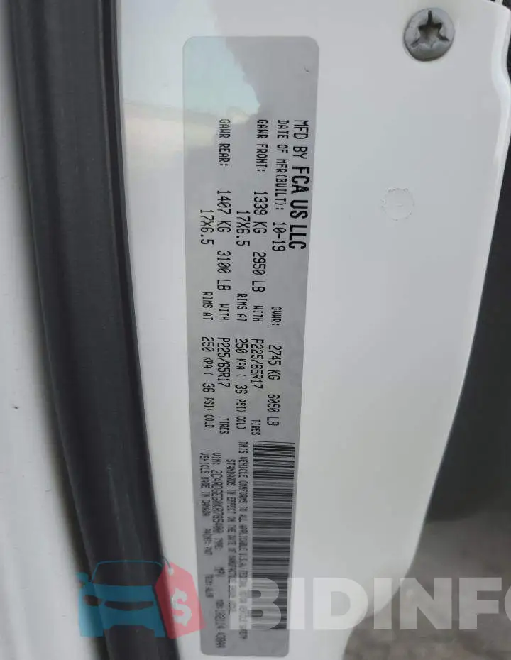 2C4RDGEG0KR785400 Photo# 14