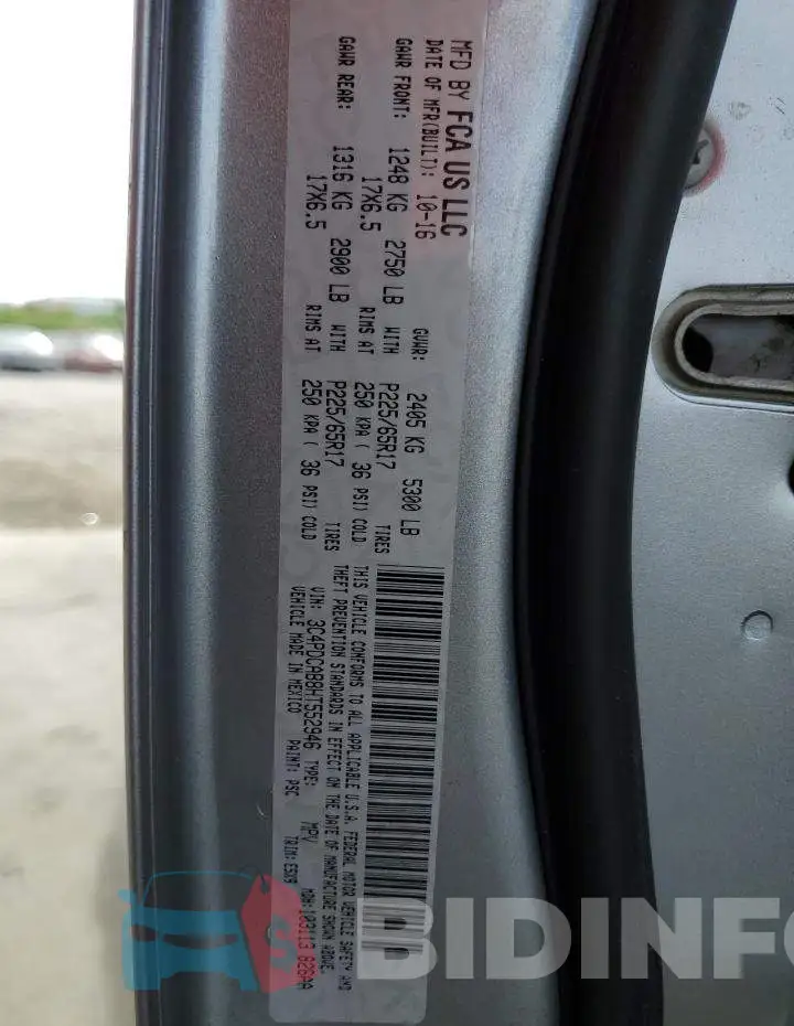 3C4PDCAB8HT552946 Photo# 13