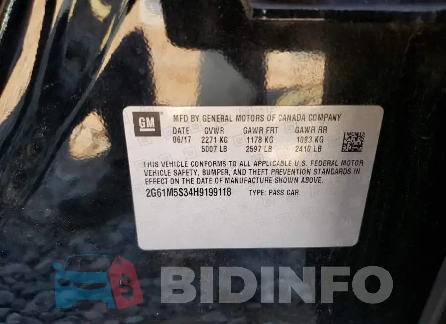 2G61M5S34H9199118 Photo# 12