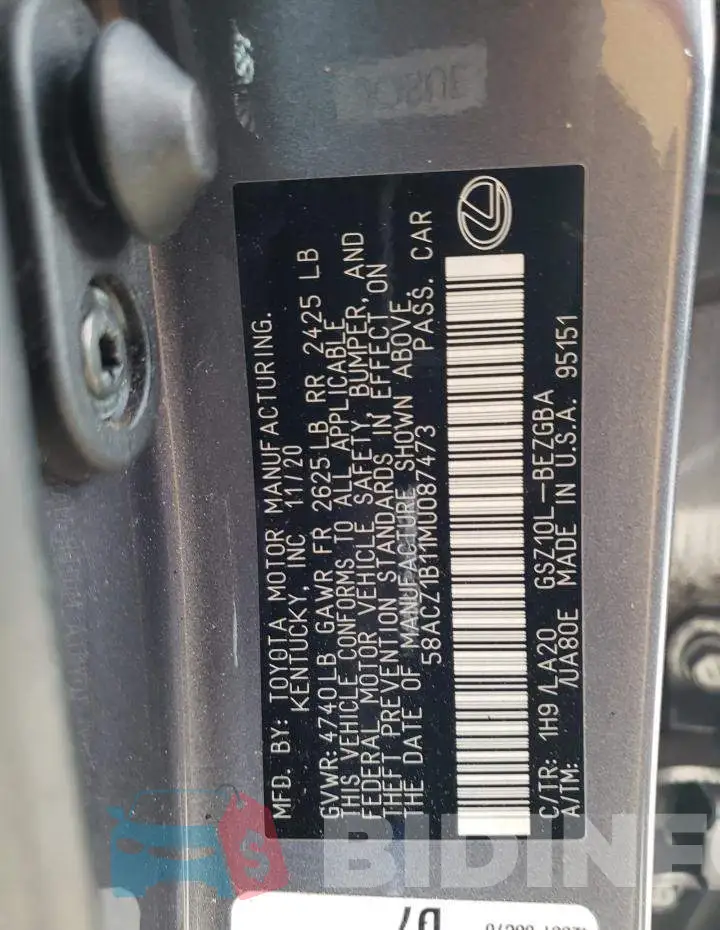 58ACZ1B11MU087473 Photo# 13
