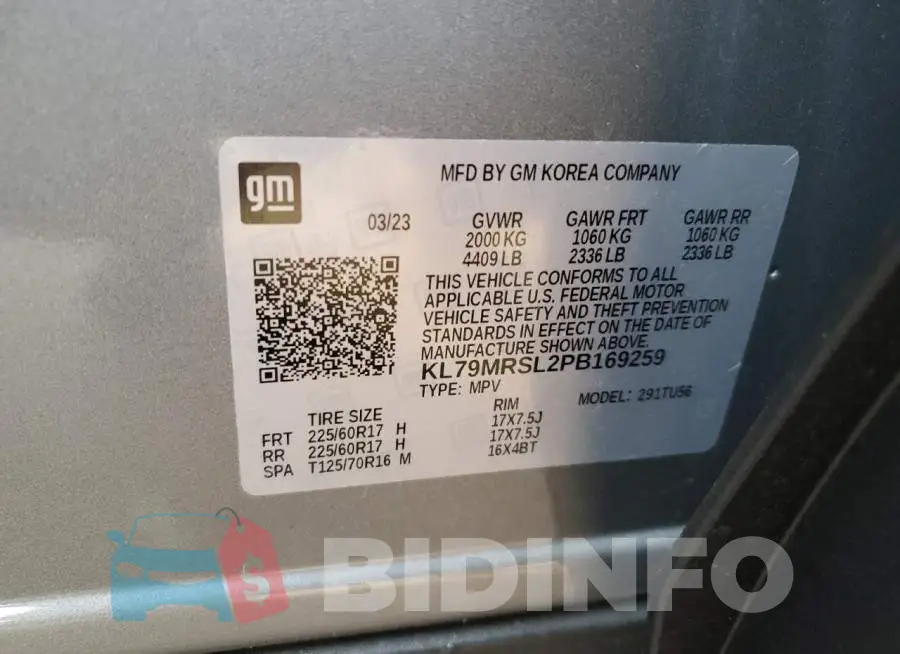 KL79MRSL2PB169259 Photo# 13