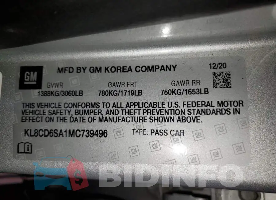 KL8CD6SA1MC739496 Photo# 12