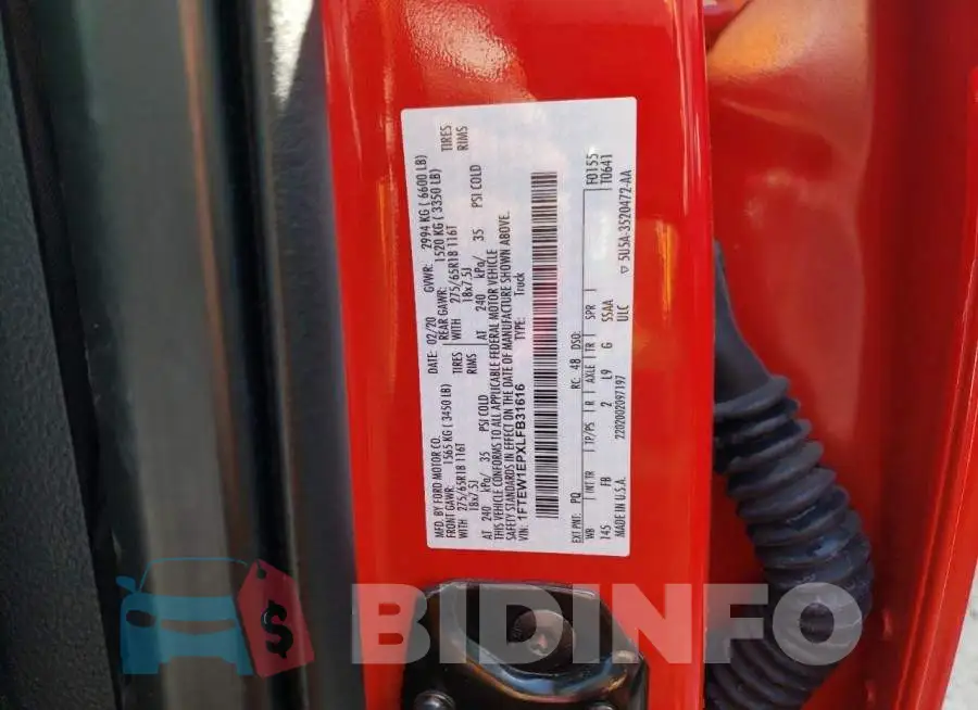 1FTEW1EPXLFB31616 Photo# 13