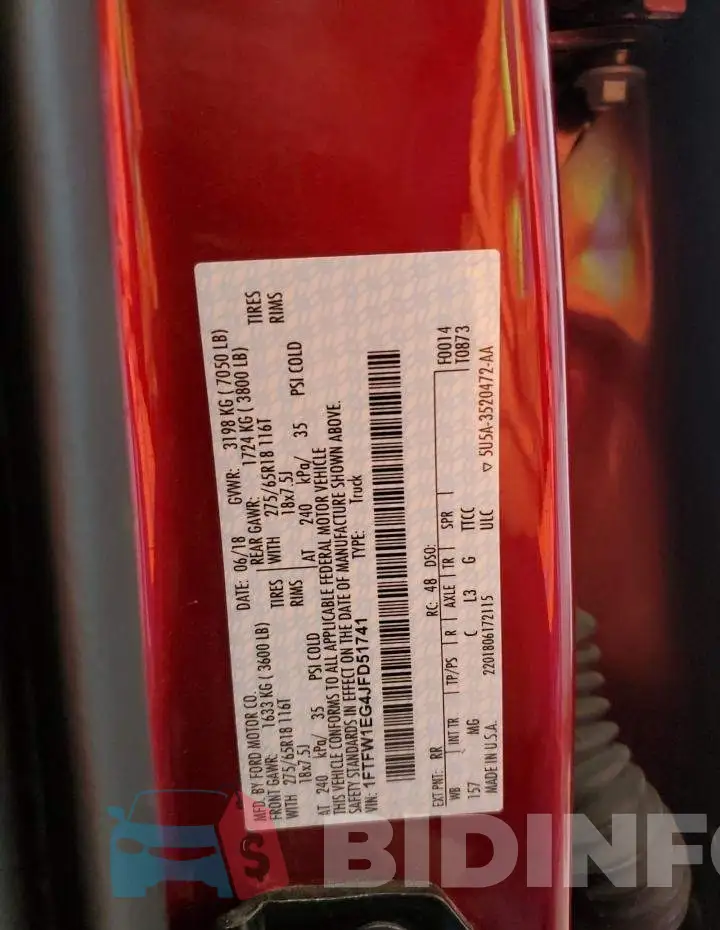 1FTFW1EG4JFD51741 Photo# 12