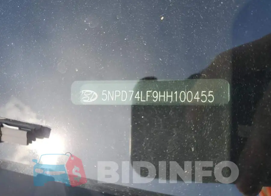 5NPD74LF9HH100455 Photo# 12