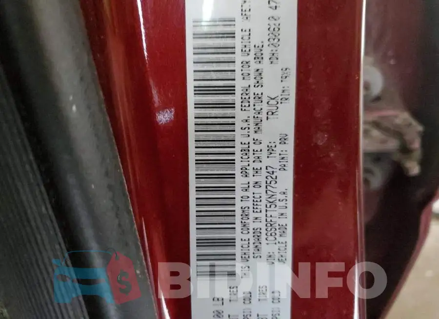 1C6SRFFT5KN775247 Photo# 13