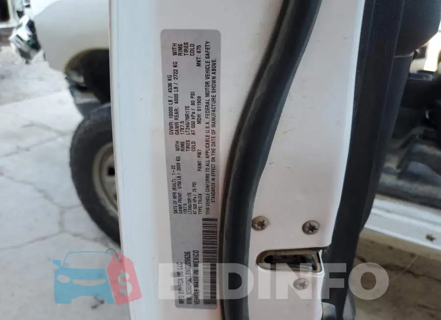 3C6UR5CL8NG209636 Photo# 12