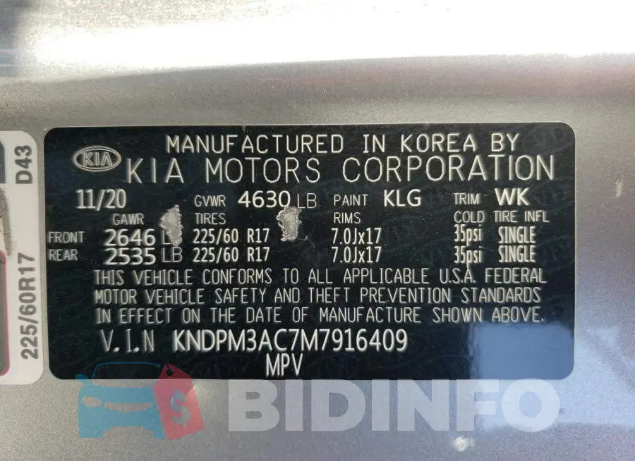 KNDPM3AC7M7916409 Photo# 12