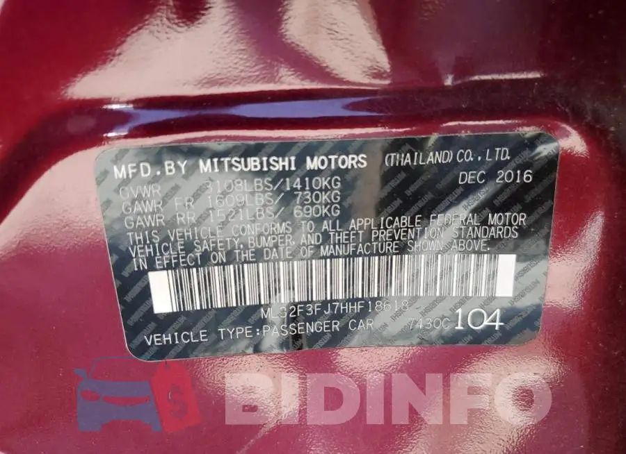 ML32F3FJ7HHF18618 Photo# 12