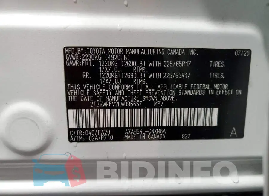 2T3RWRFV2LW095657 Photo# 13