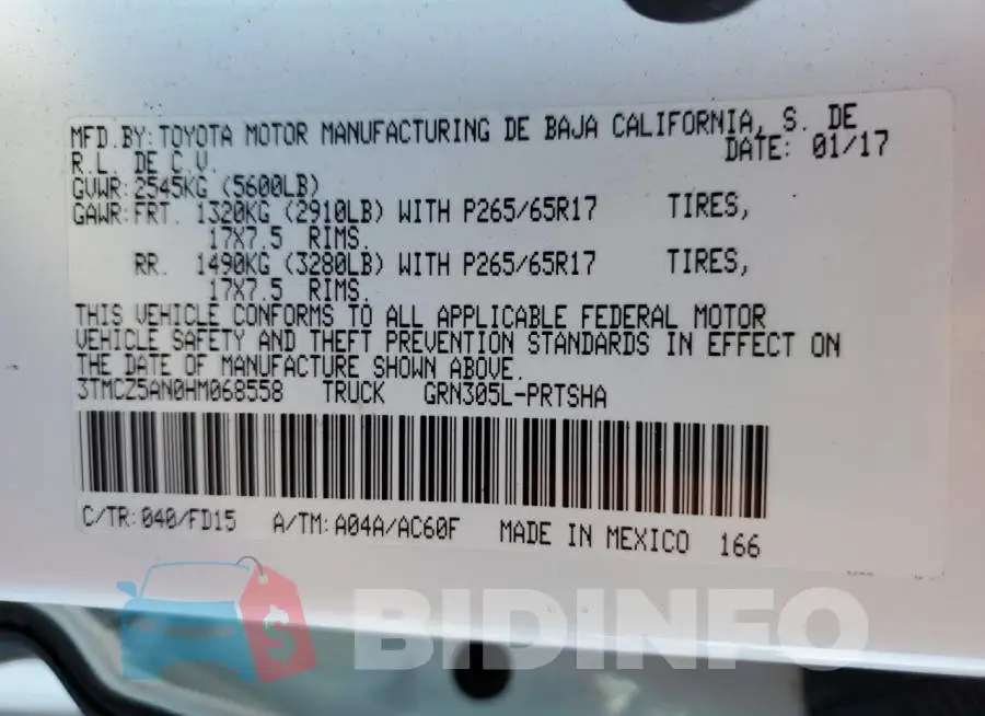 3TMCZ5AN0HM068558 Photo# 12