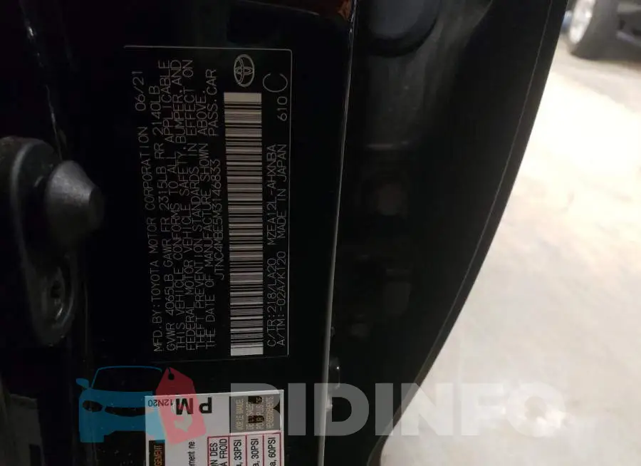 JTNC4MBE5M3146833 Photo# 12