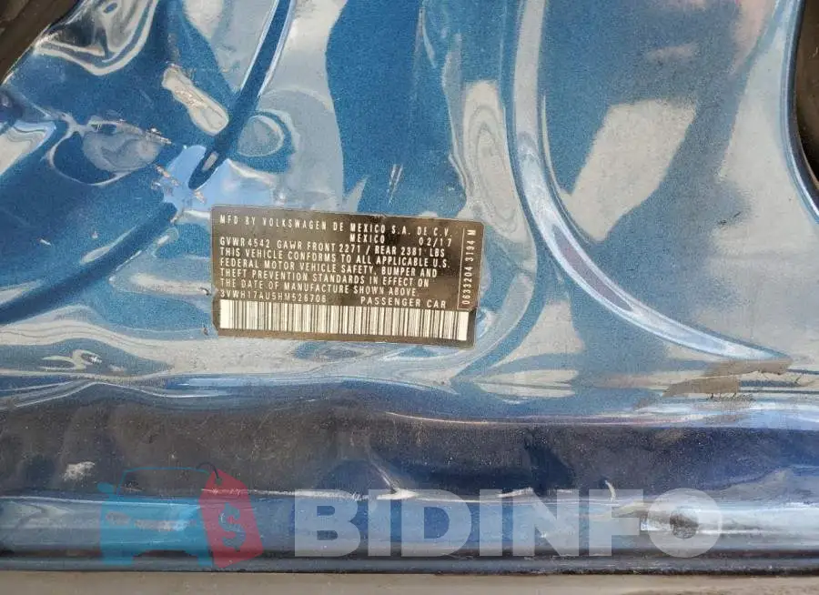 3VWH17AU5HM526706 Photo# 13