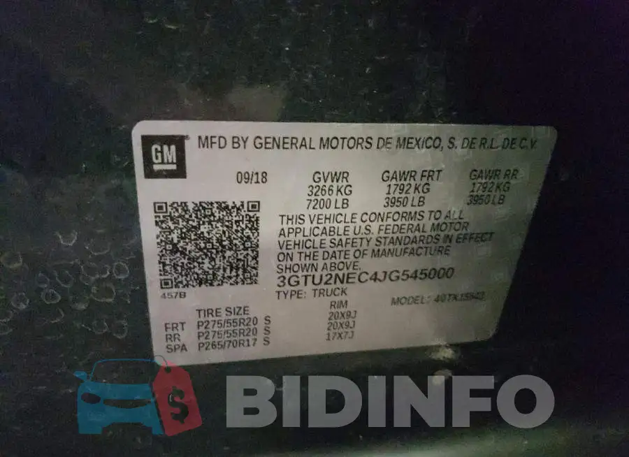 3GTU2NEC4JG545000 Photo# 12