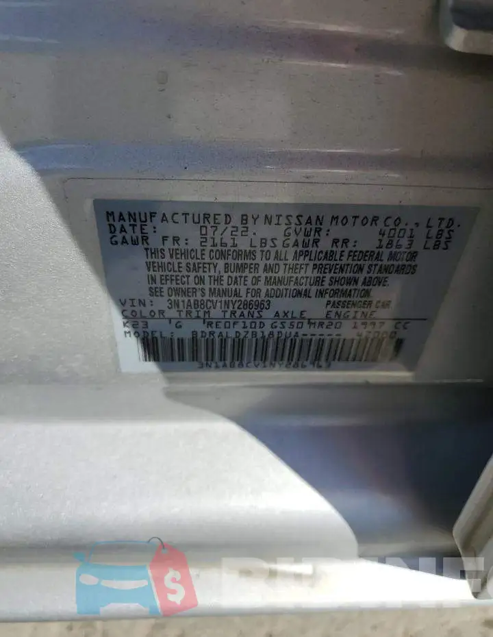 3N1AB8CV1NY286963 Photo# 13