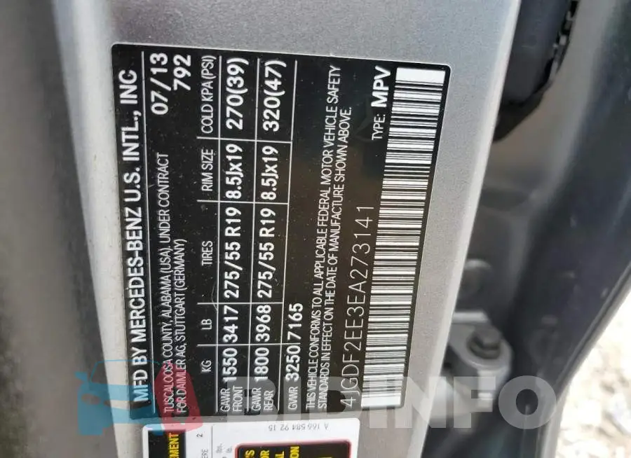 4JGDF2EE3EA273141 Photo# 13