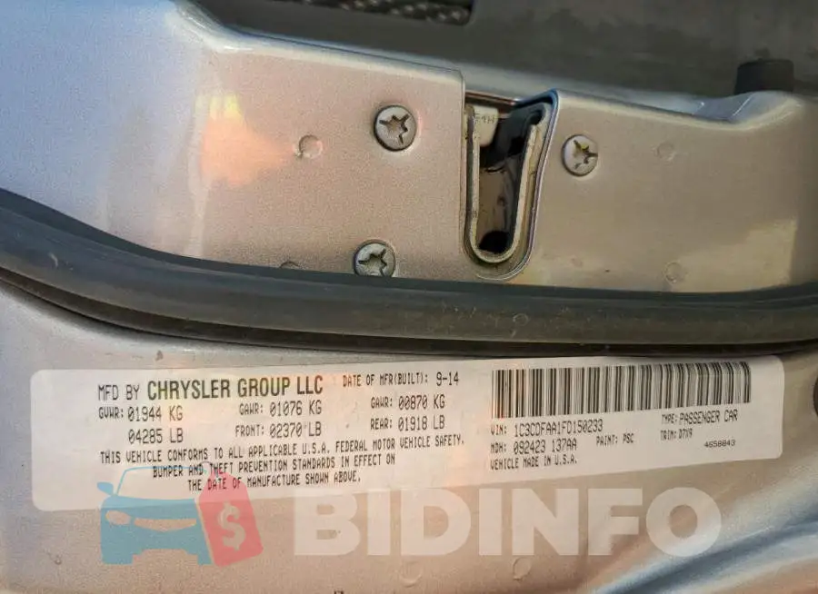 1C3CDFAA1FD150233 Photo# 12