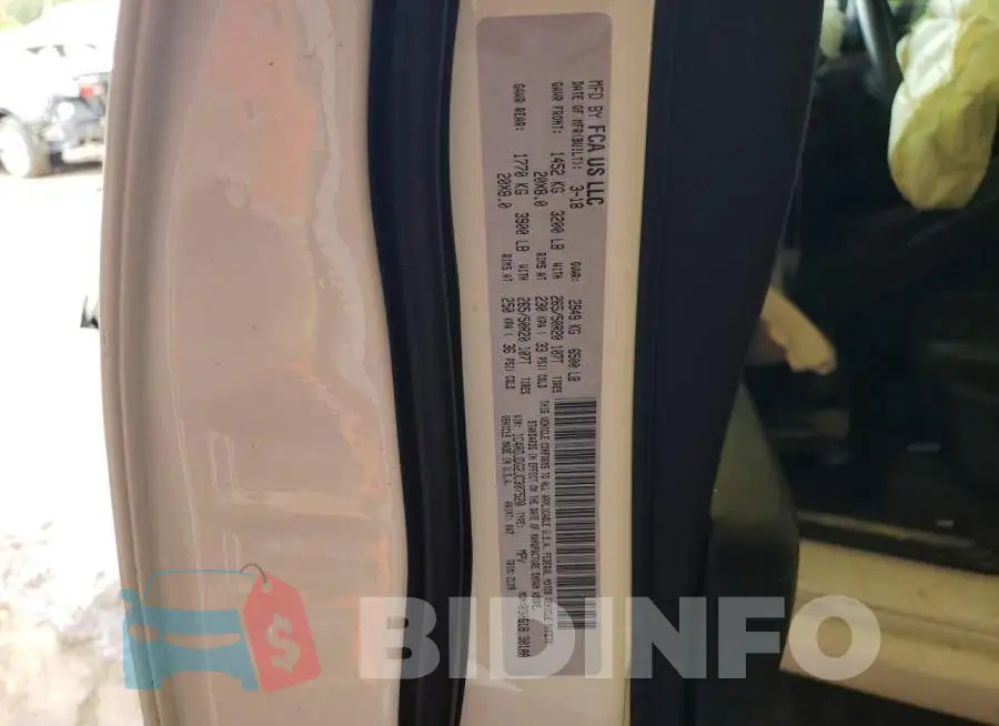 1C4RDJDG2JC307520 Photo# 12