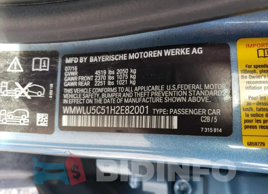 WMWLU5C51H2E82001 Photo# 12